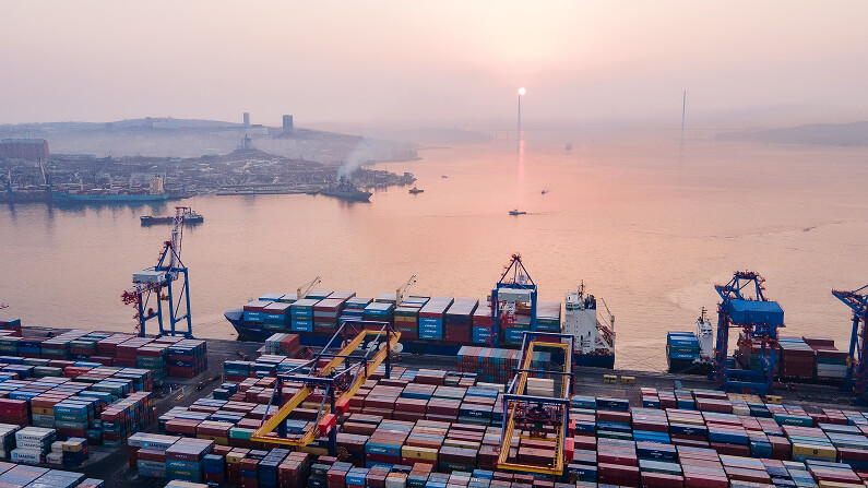 Суда FESCO у причалов<br class="only-desktop"> Владивостокского морского торгового порта