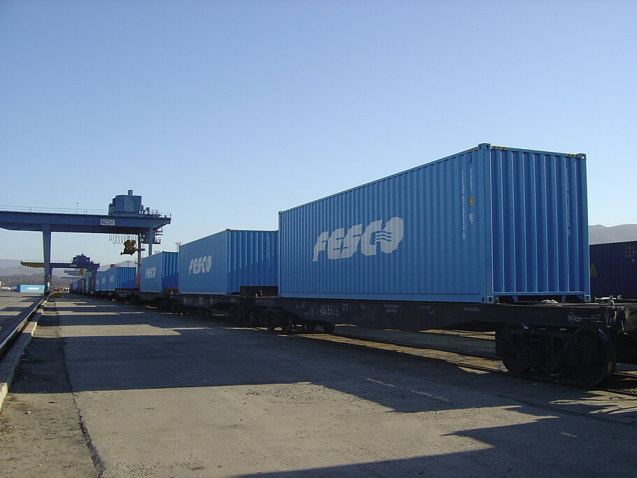 Контейнерный поезд FESCO, 2000-е годы