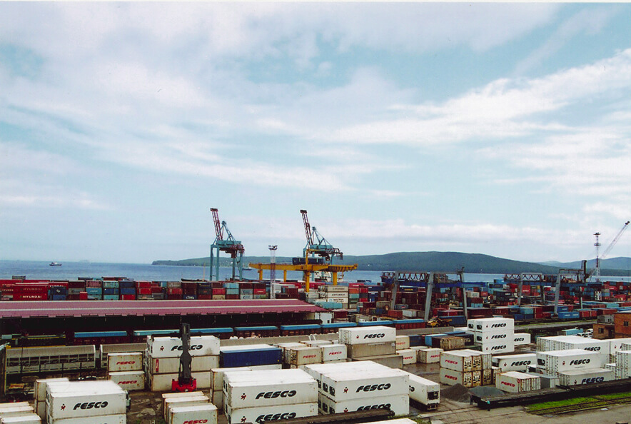 Рефконтейнеры FESCO<br class="only-desktop"> во Владивостокском морском торговом порту