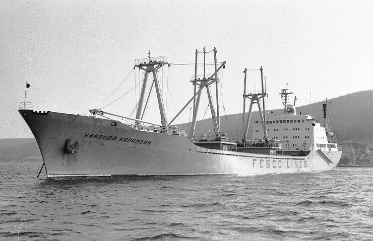 Теплоход «Николай Карамзин», 1970-е годы