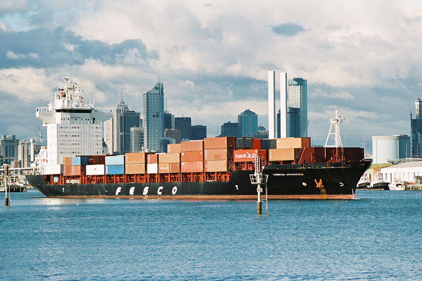 Контейнеровоз «Капитан Афанасьев»,<br class="only-desktop"> вторая половина 1990-х годов